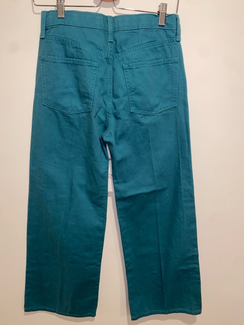 Girls Old Navy Teal High -Rise Baggy Wide Leg Built -In - Tough - Picture 3 of 4